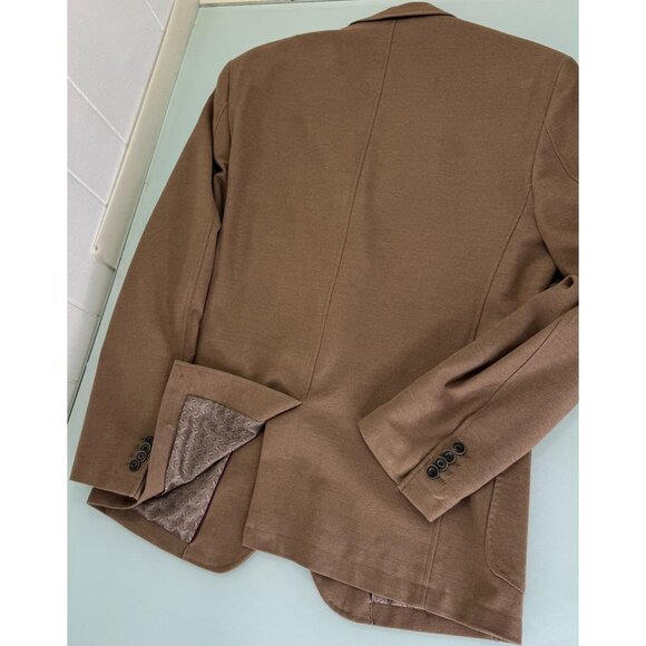 Johnston & Murphy Jacket Sport Coat Mens Medium M Fox Print Lined SOFT Blazer - Picture 5 of 12